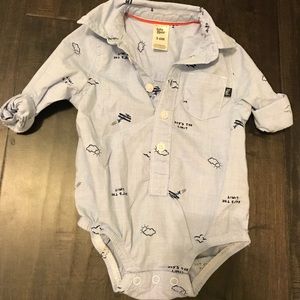 Baby Boy Collared onesie